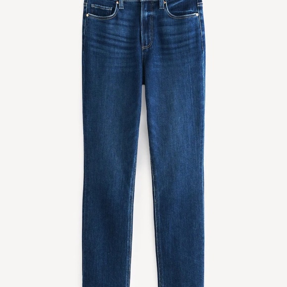 PAIGE Skyline Skinny Jeans Medium Rise Stretch Wash Blue, Size 27 - Picture 1 of 8